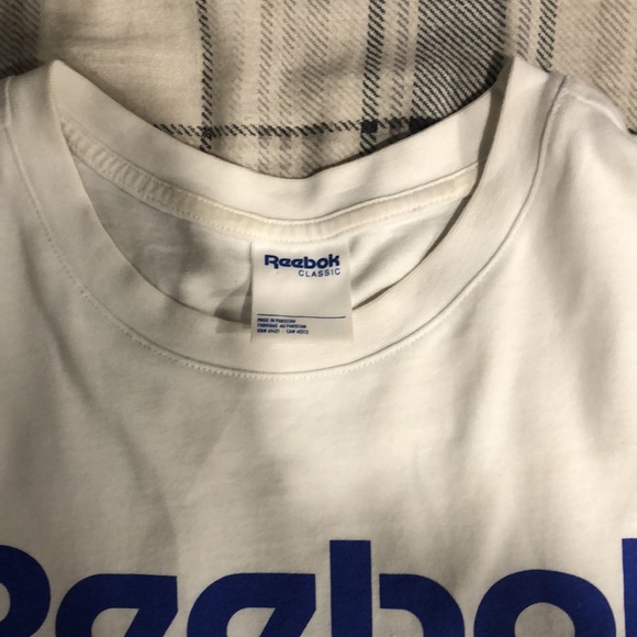 White Reebok Classic tee size: L - Picture 3 of 4